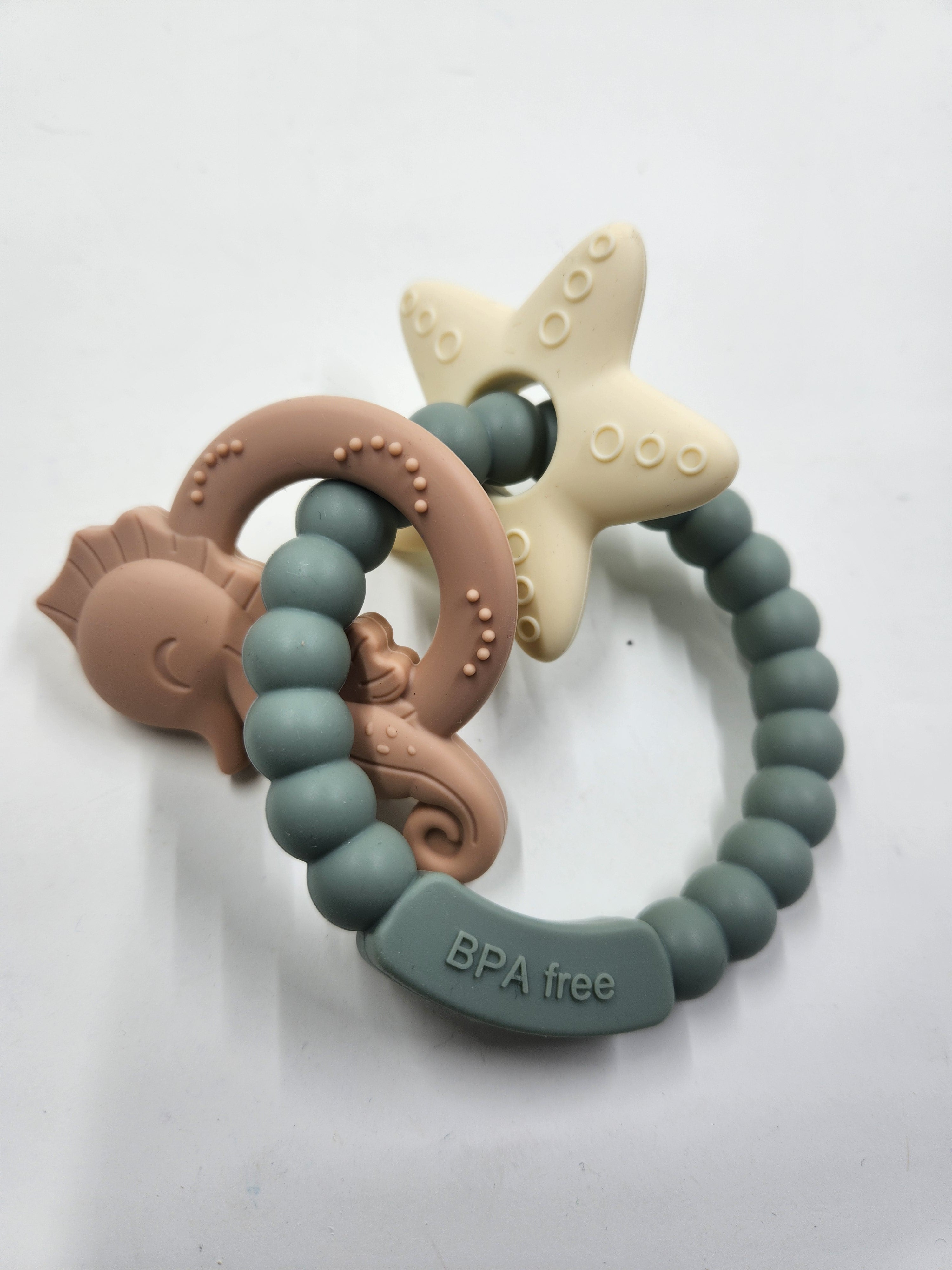 Seahorse Silicone Teething Ring