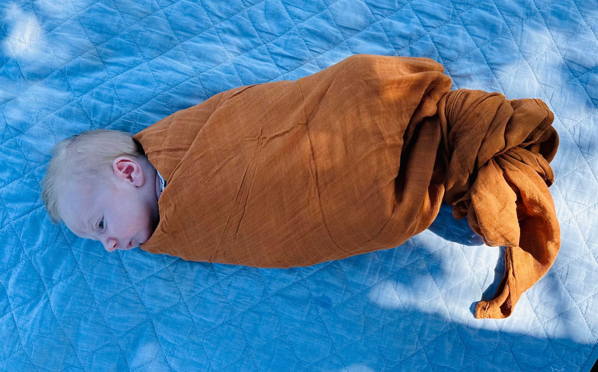 Bamboo Cotton Swaddling Blanket