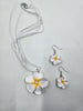 Frangipani Earring + Necklace Set