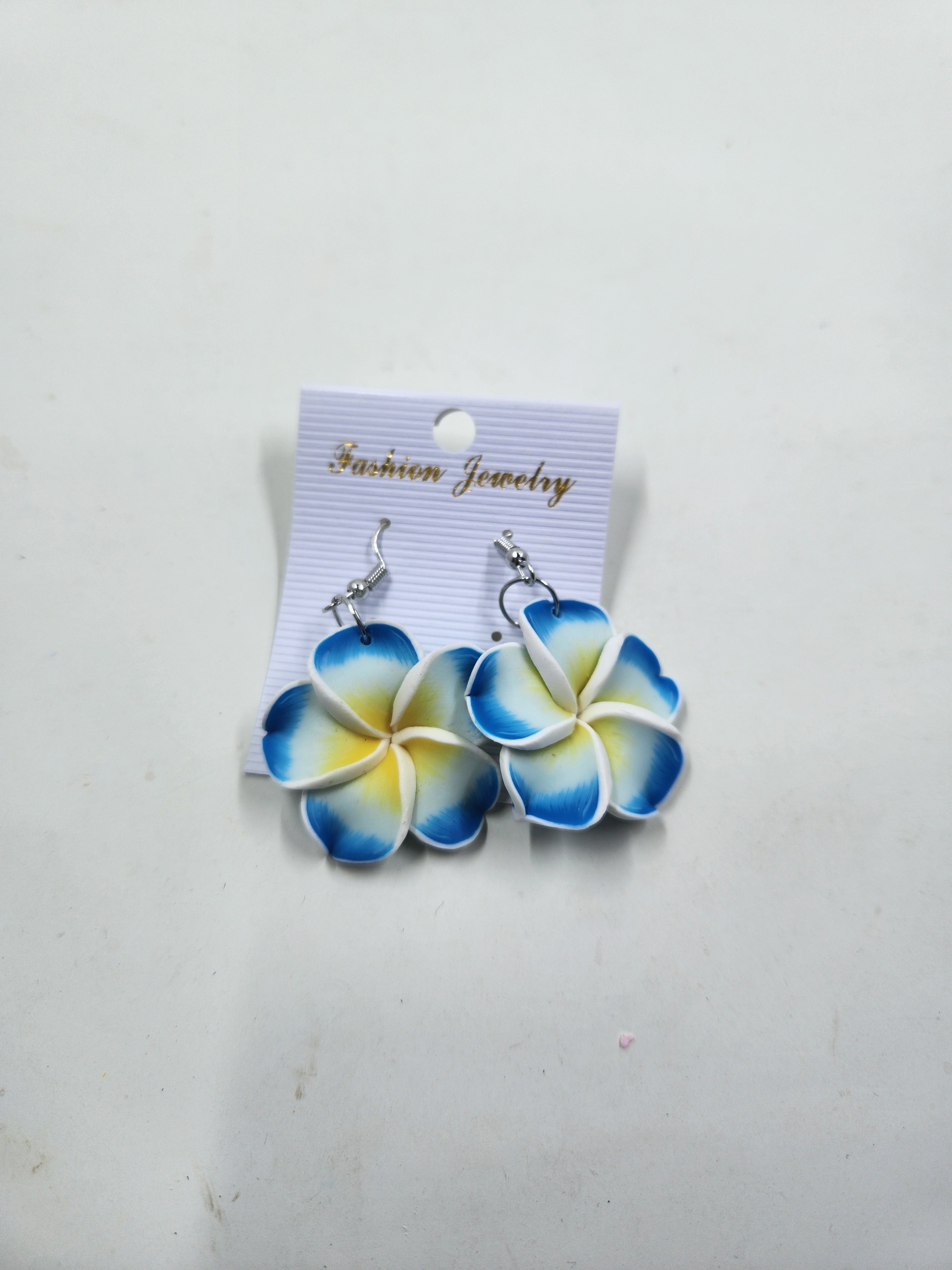 Frangipani Dangle Earrings