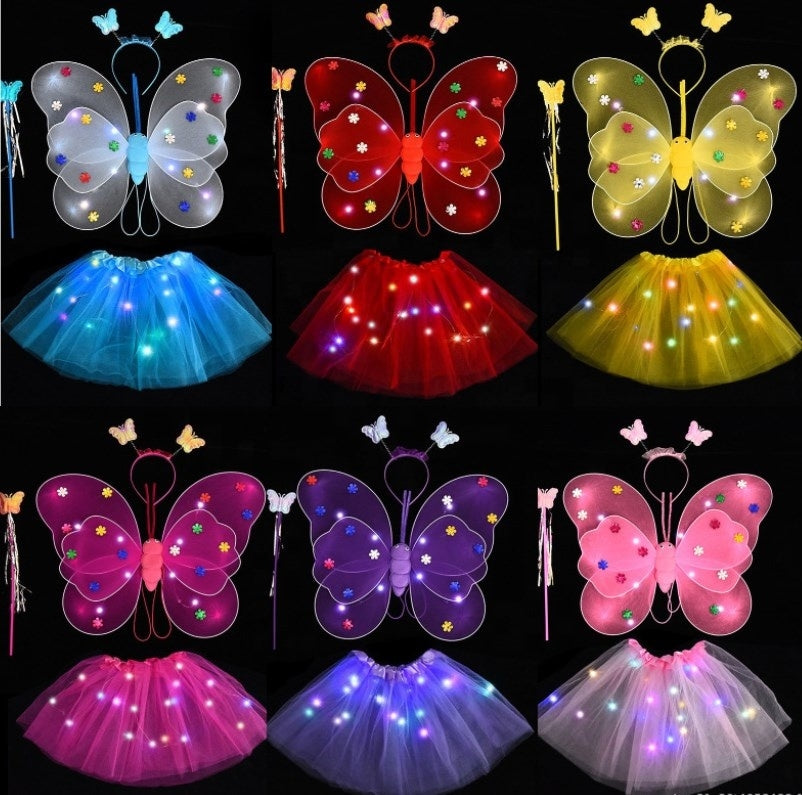 LED Kids Fairy Costume