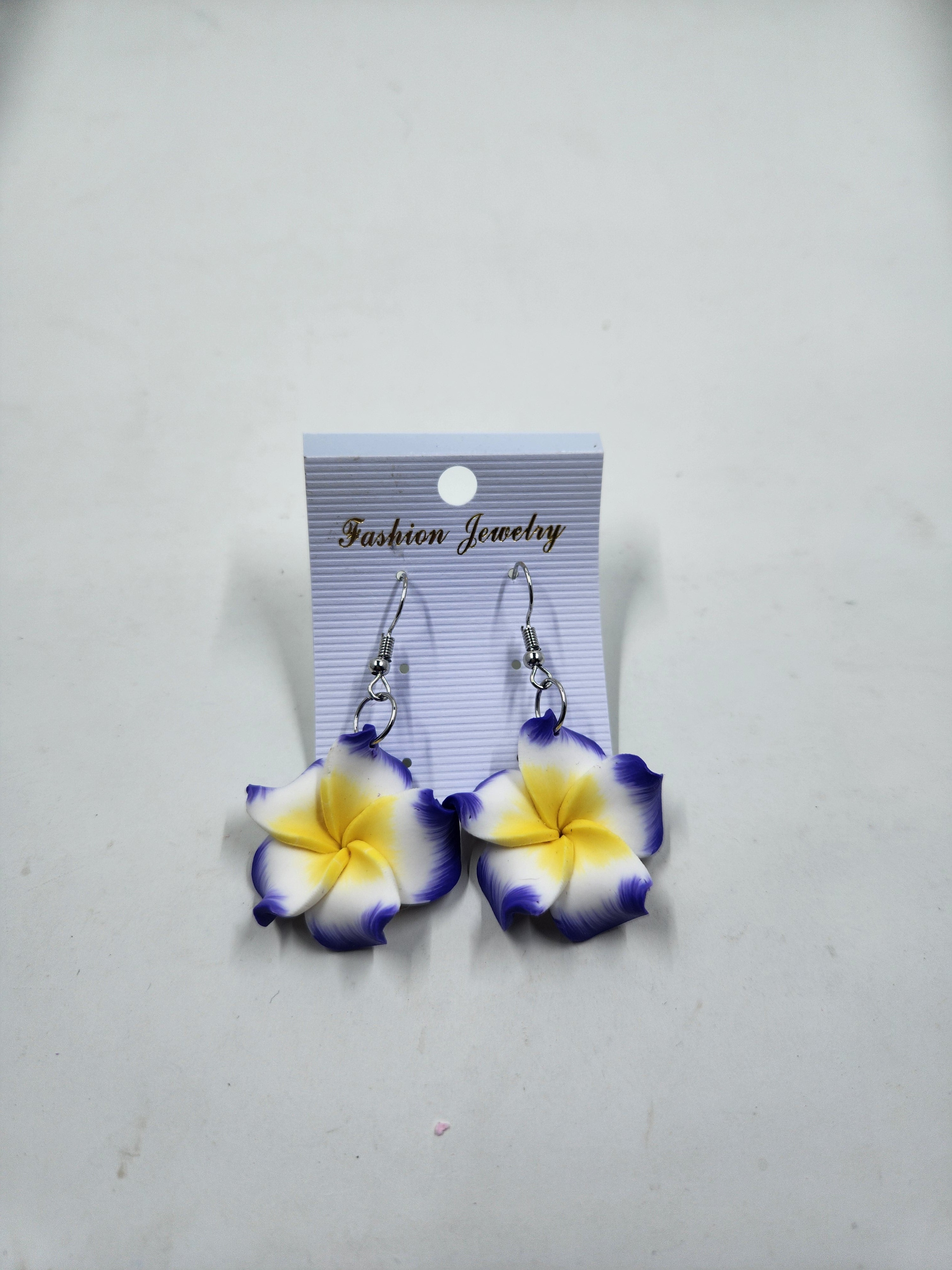 Frangipani Dangle Earrings