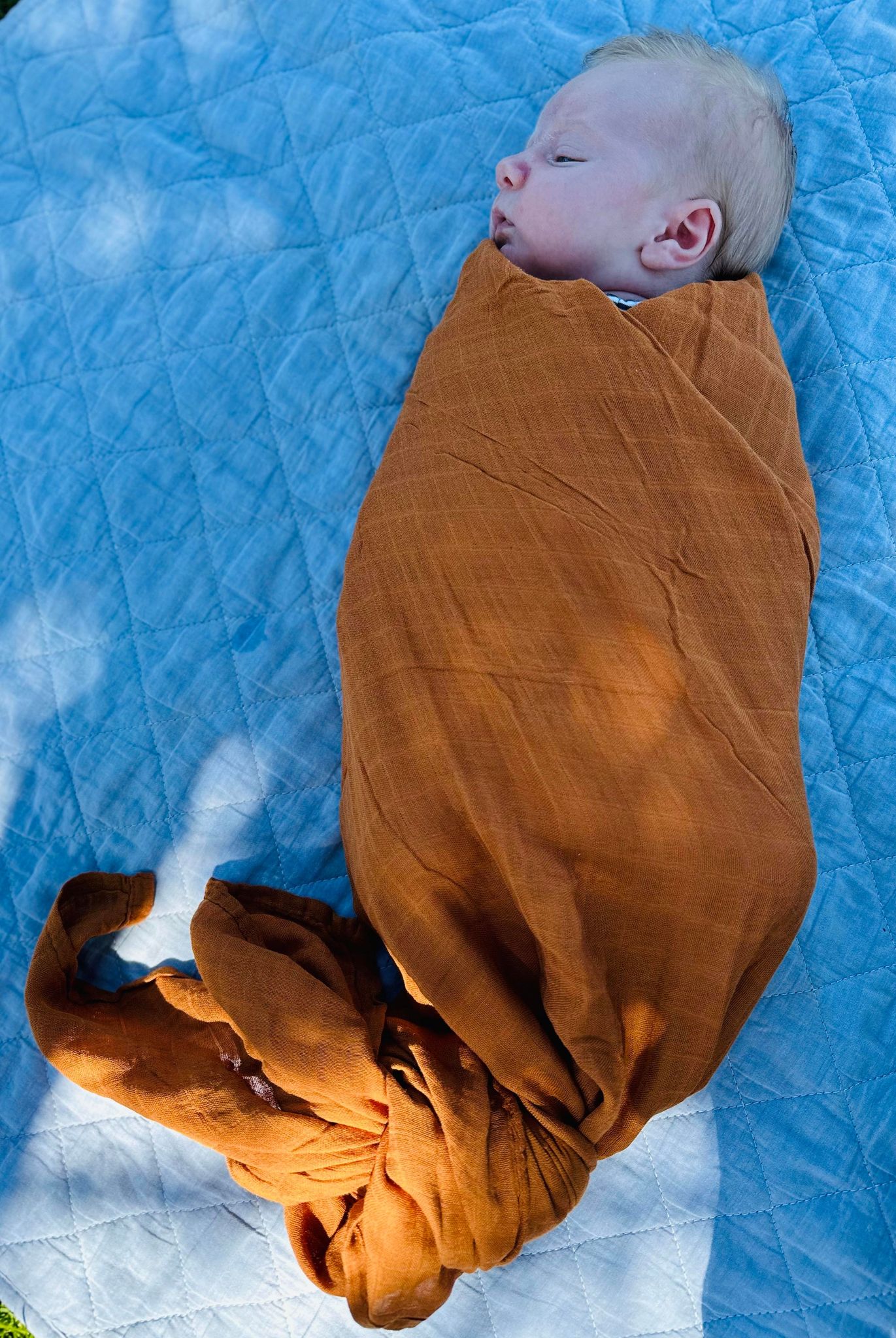 Bamboo Cotton Swaddling Blanket