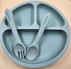 Divided Plate Sets + Spoon + Fork