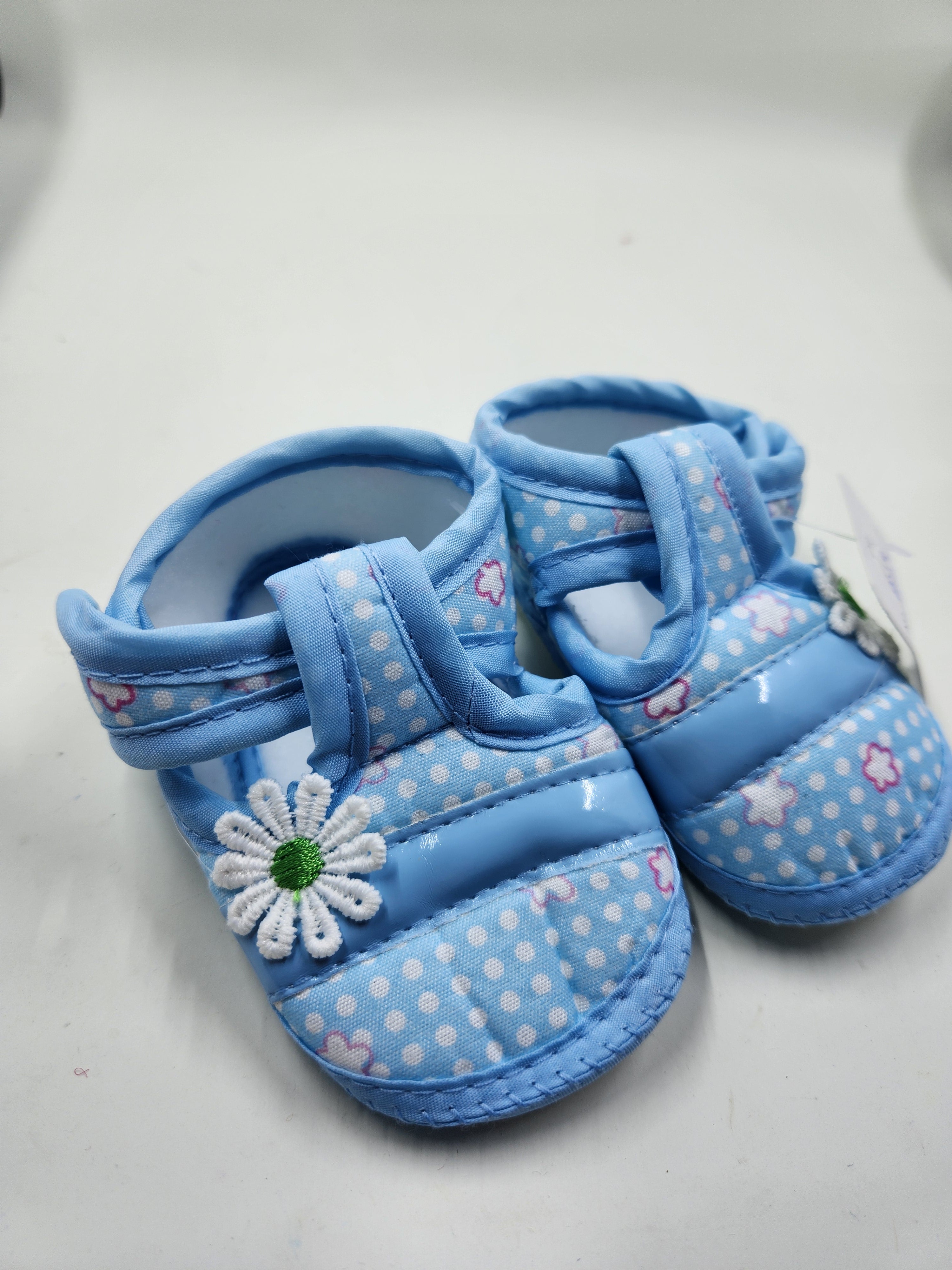 Blue Floral Shoes 12cm