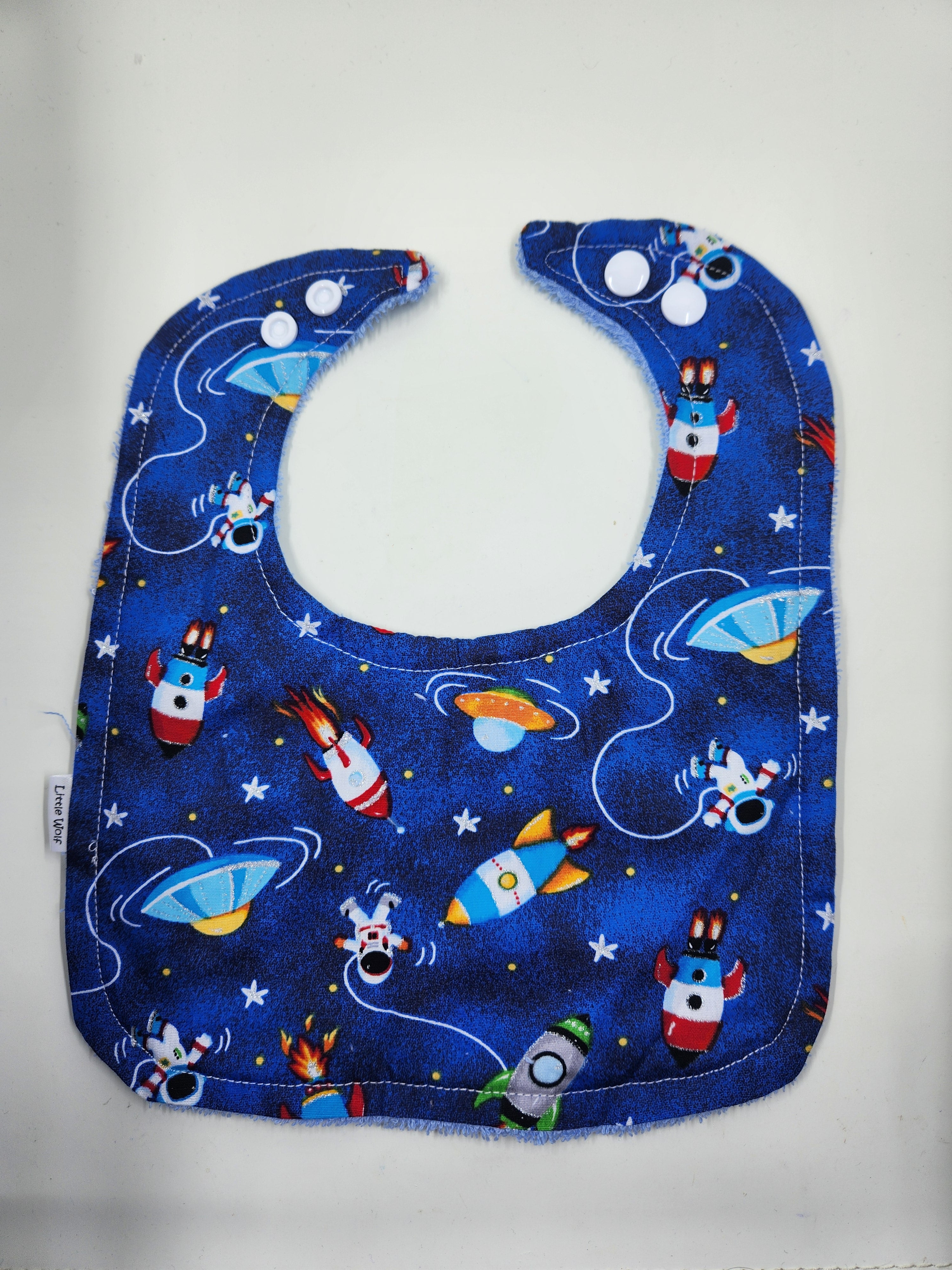 Glitter Astronaut Bib