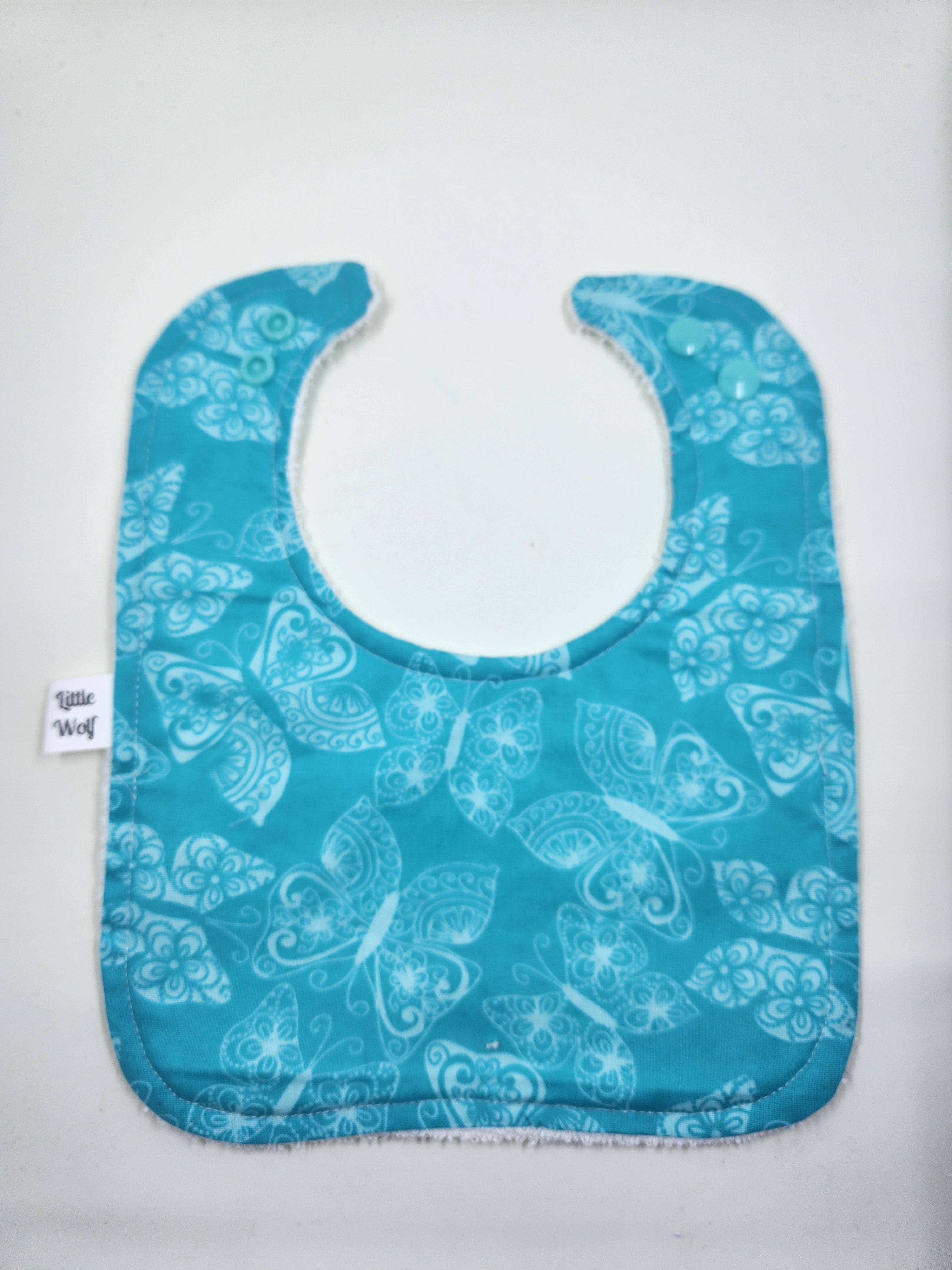 Blue Butterfly Bib