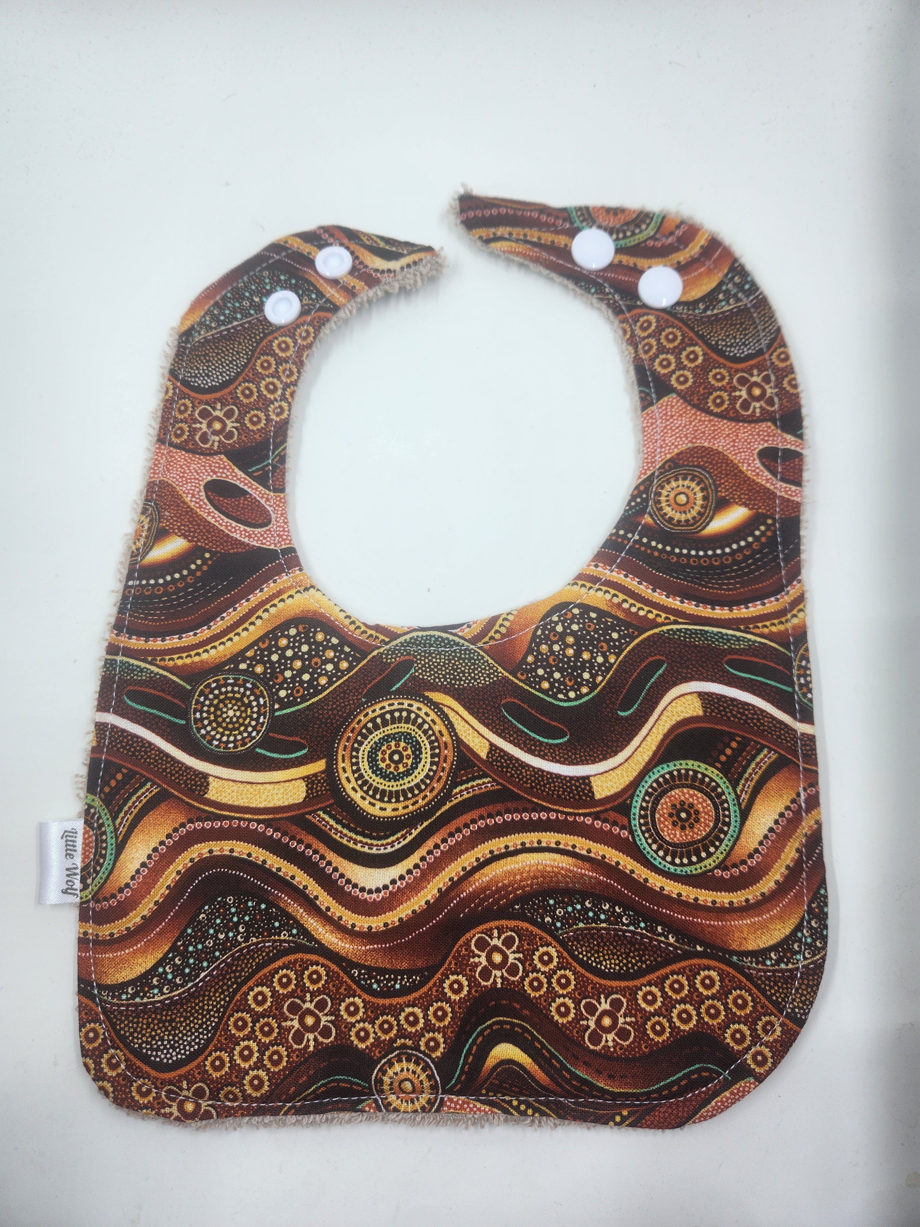 Orange Indigenous Bib