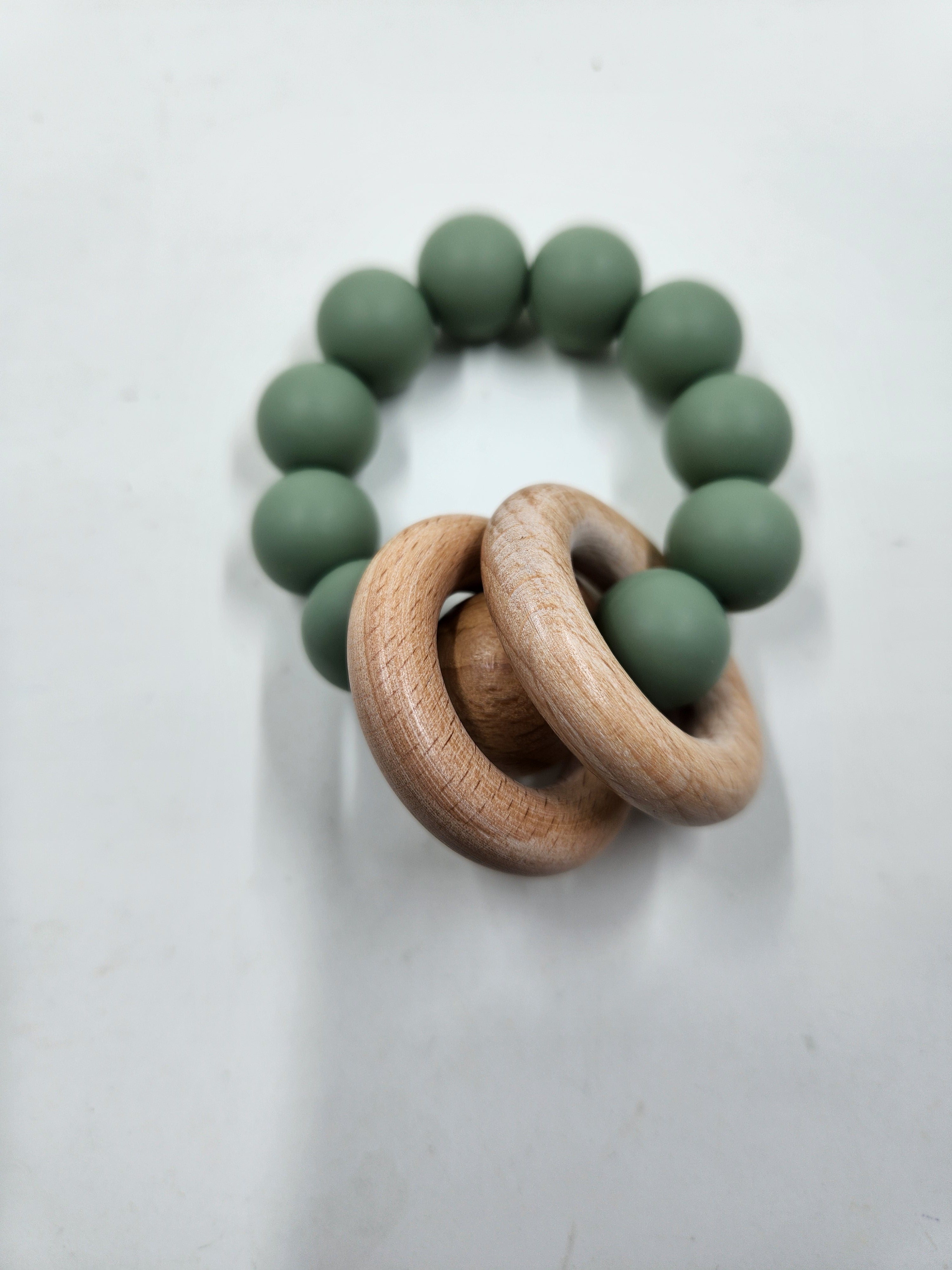 Beechwood Silicone Ring Teether