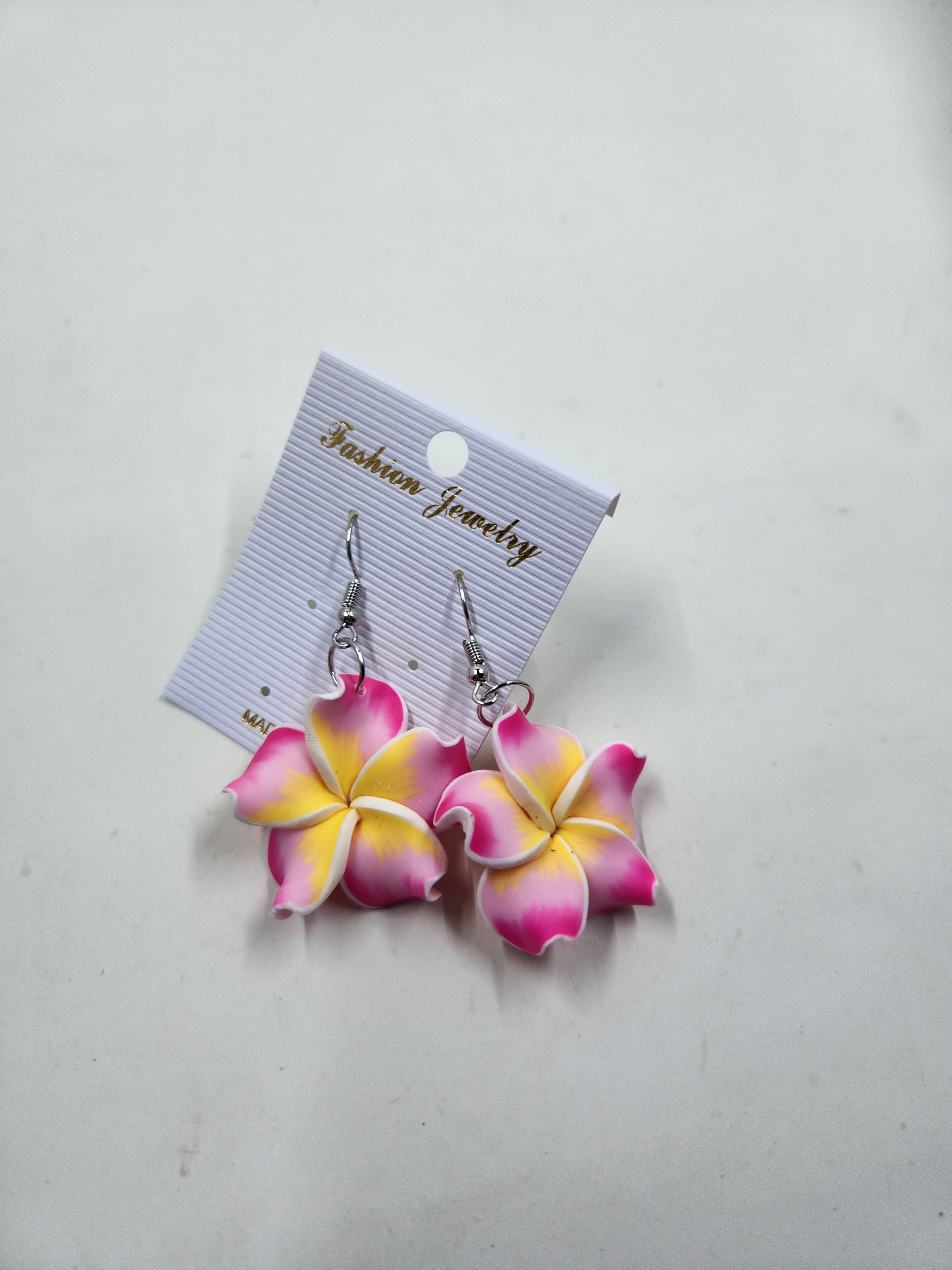 Frangipani Dangle Earrings