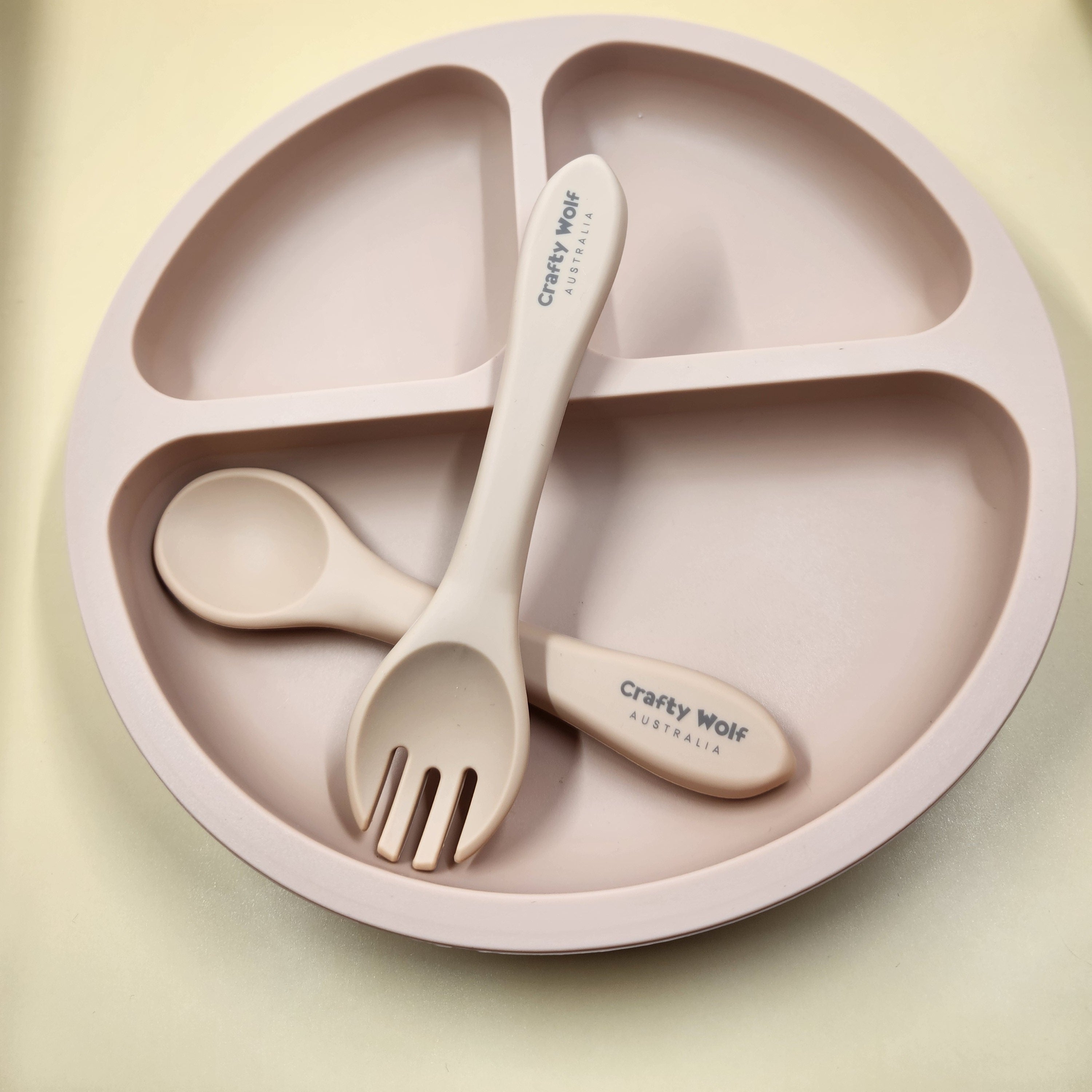 Divided Plate Sets + Spoon + Fork