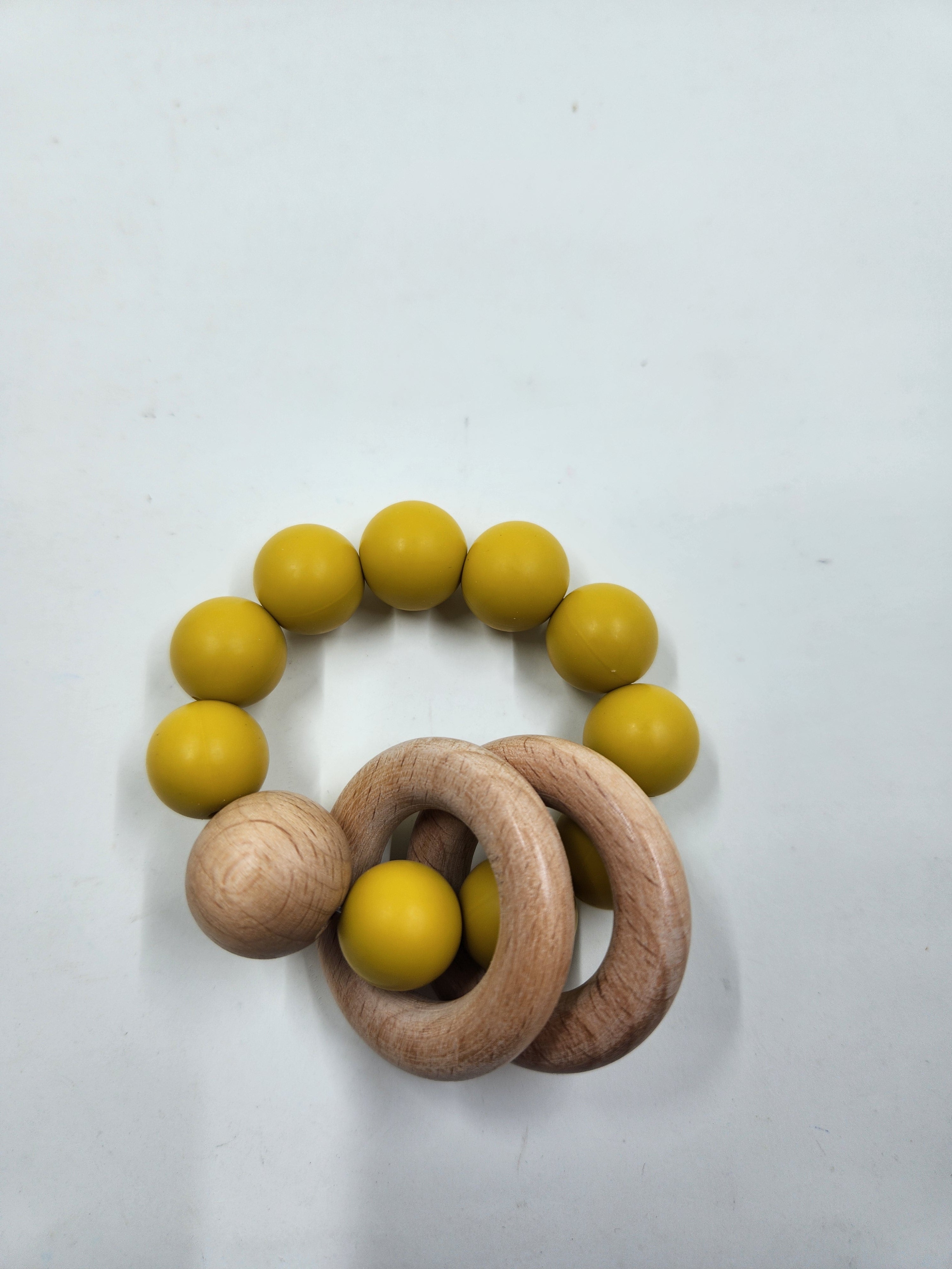 Beechwood Silicone Ring Teether