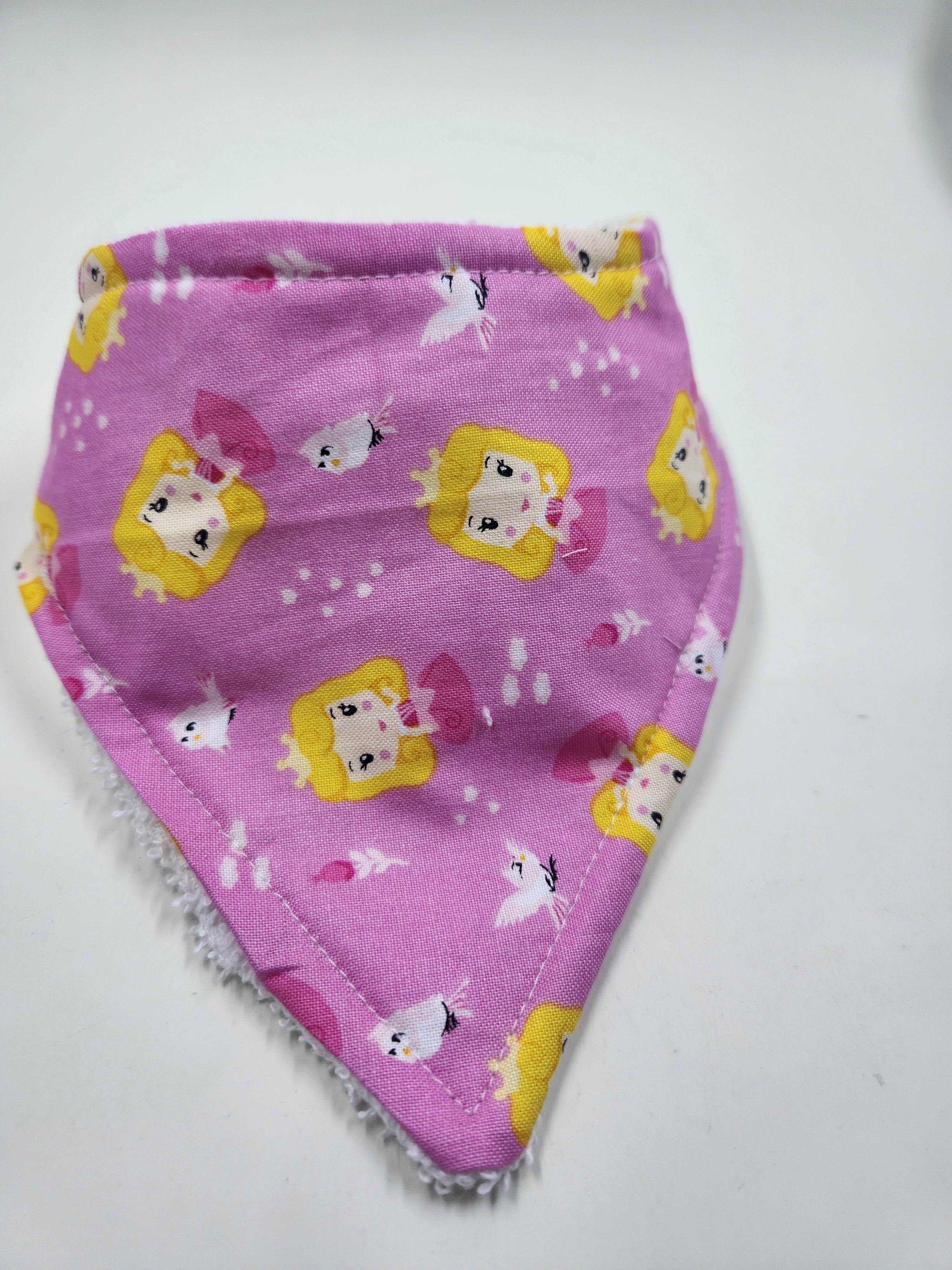 Pink Princess Dribble Bib