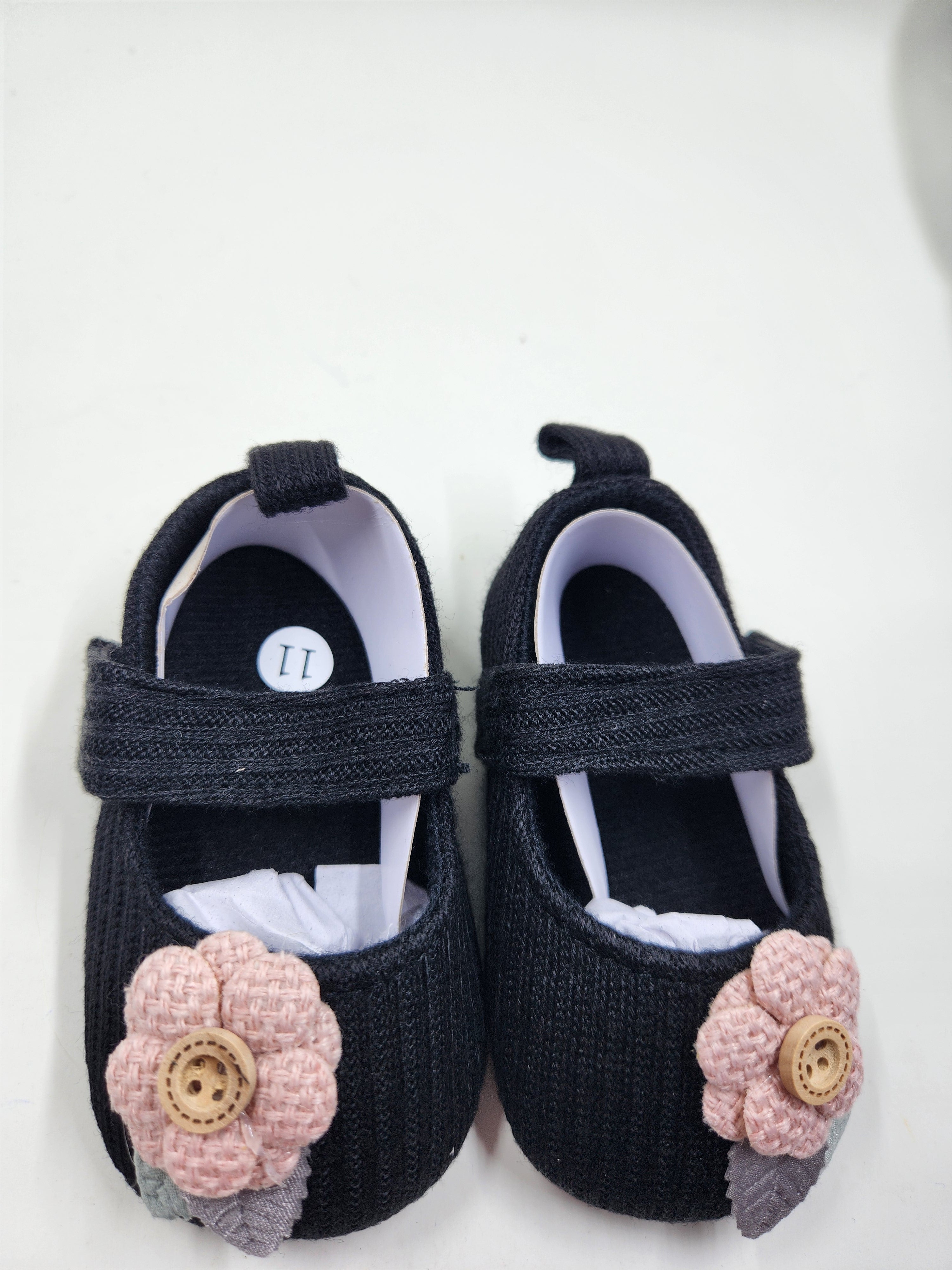 Embroidered Floral  Knitted Shoes