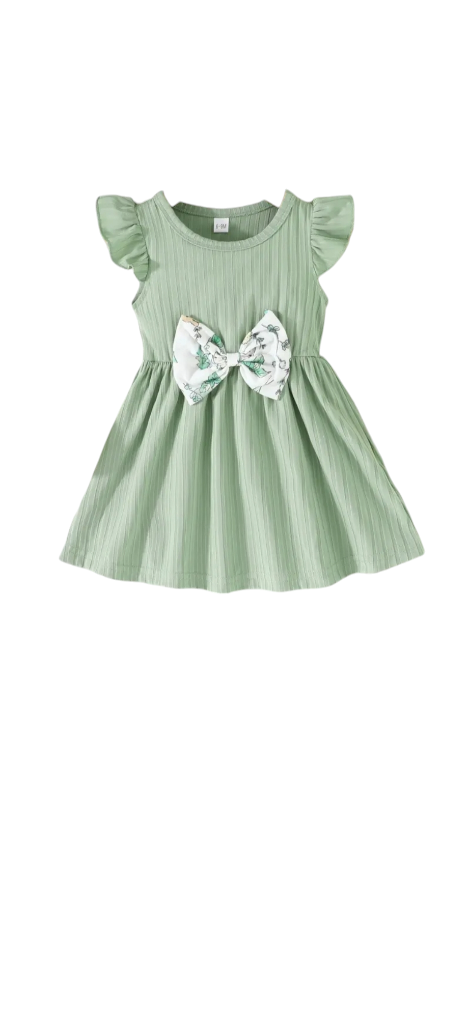 Green Dress + Bow