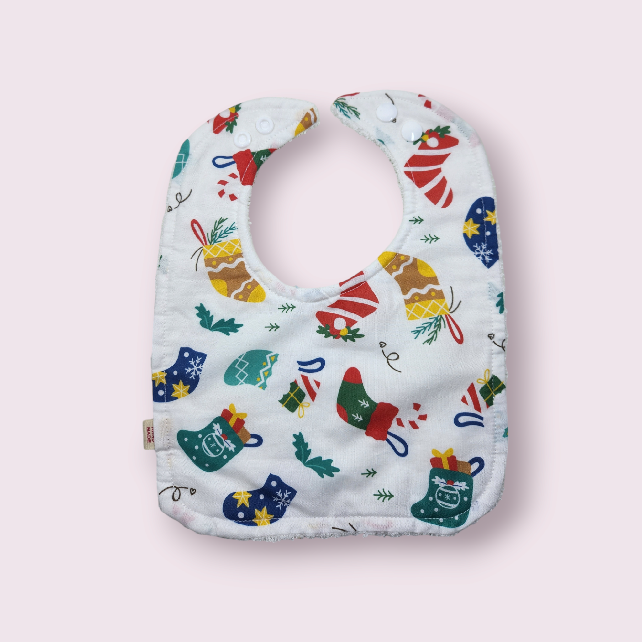 Christmas Stockings Bib