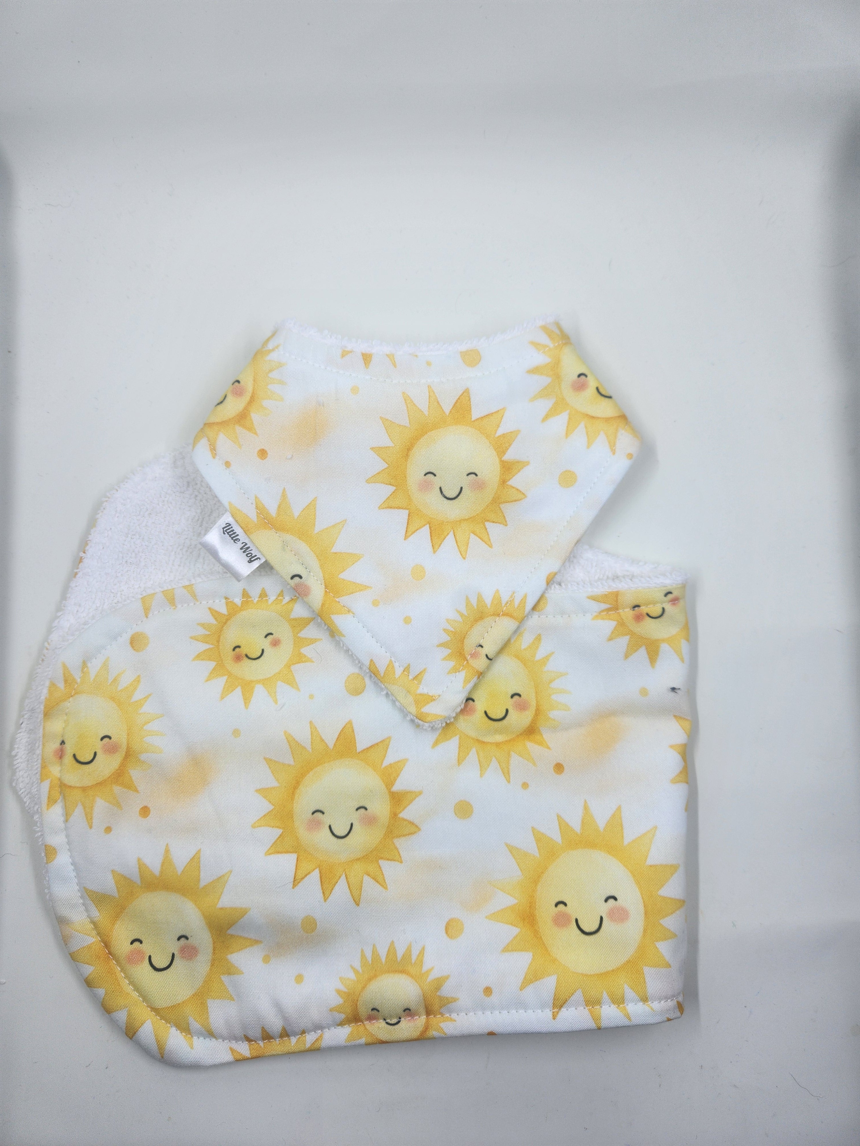 Sunshine Bib + Burp Cloth Set